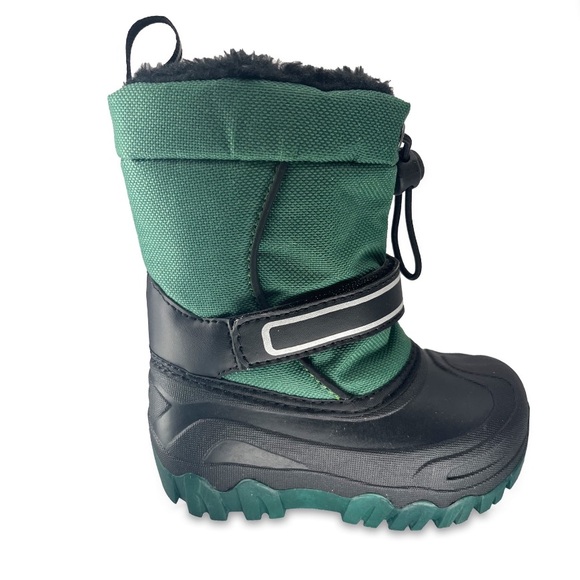 Portland Boot Company boys green and black snow boots - Picture 3 of 4
